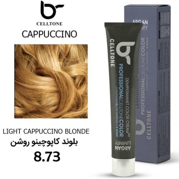 رنگ سلتون فاقد آمونیاک بلوند کاپوچینو روشن8.73