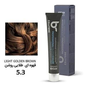 رنگ موی سلتون شماره 5.3 (GOLDEN) حجم 120ml رنگ قهوه ای طلایی روشن