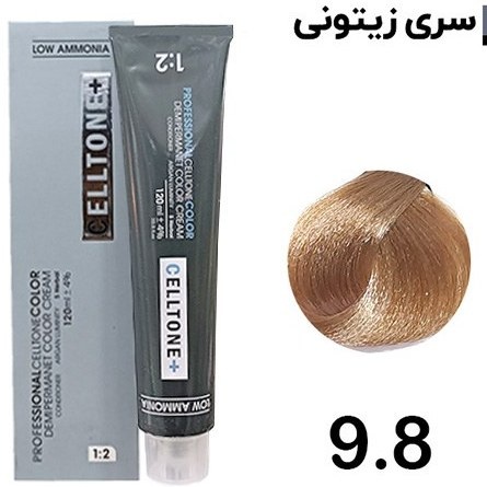 رنگ مو بلوند زیتونی خیلی روشن سلتون پلاس شماره 9.8