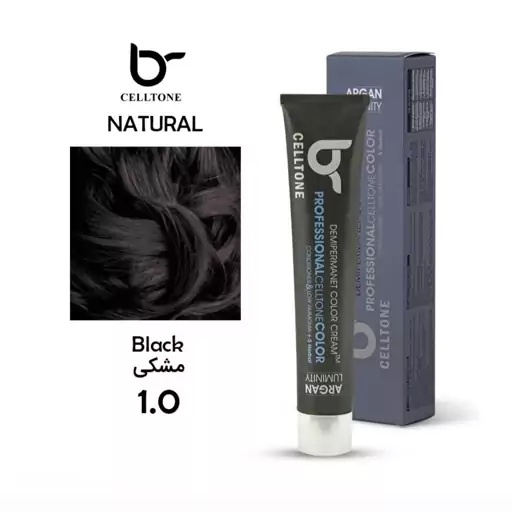 رنگ مو سلتون سری Natural شماره 1/0 حجم 120 میلی لیتر رنگ مشکی