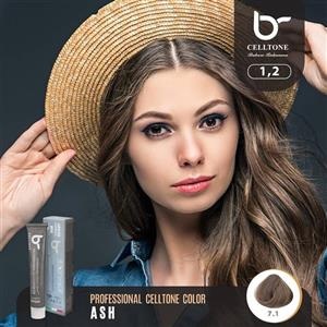 رنگ مو سلتون سری Ash شماره 7/1 حجم 120 میلی لیتر رنگ بلوند دودی متوسط